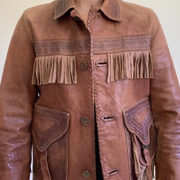 Jackets & Blazers - Vintage fringe jacket
